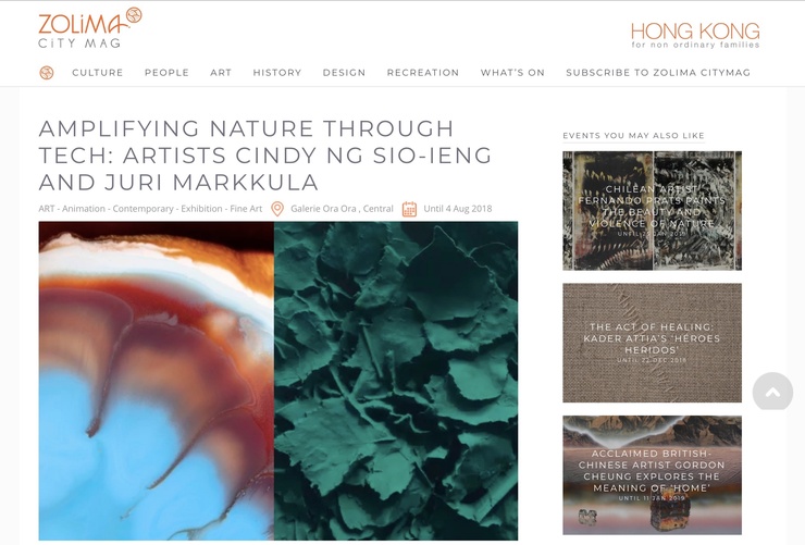 Amplifying Nature Through Tech: Artists Cindy Ng Sio-Ieng and Juri Markkula