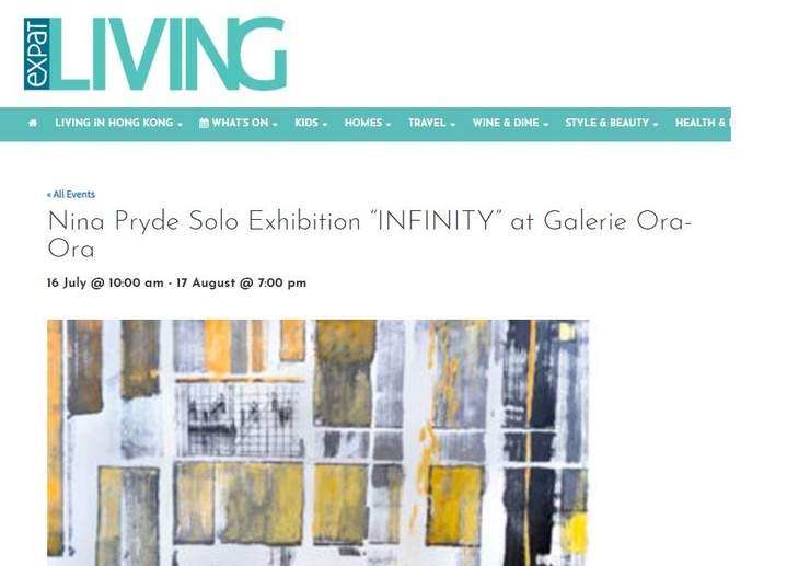 Nina Pryde Solo Exhibition “INFINITY” at Galerie Ora-Ora